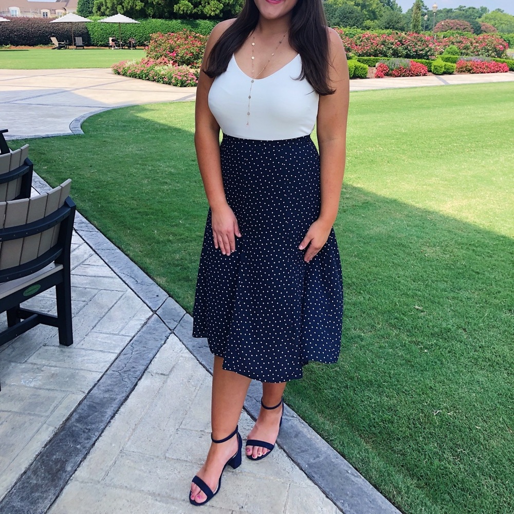 Blue Loft Circle Skirt